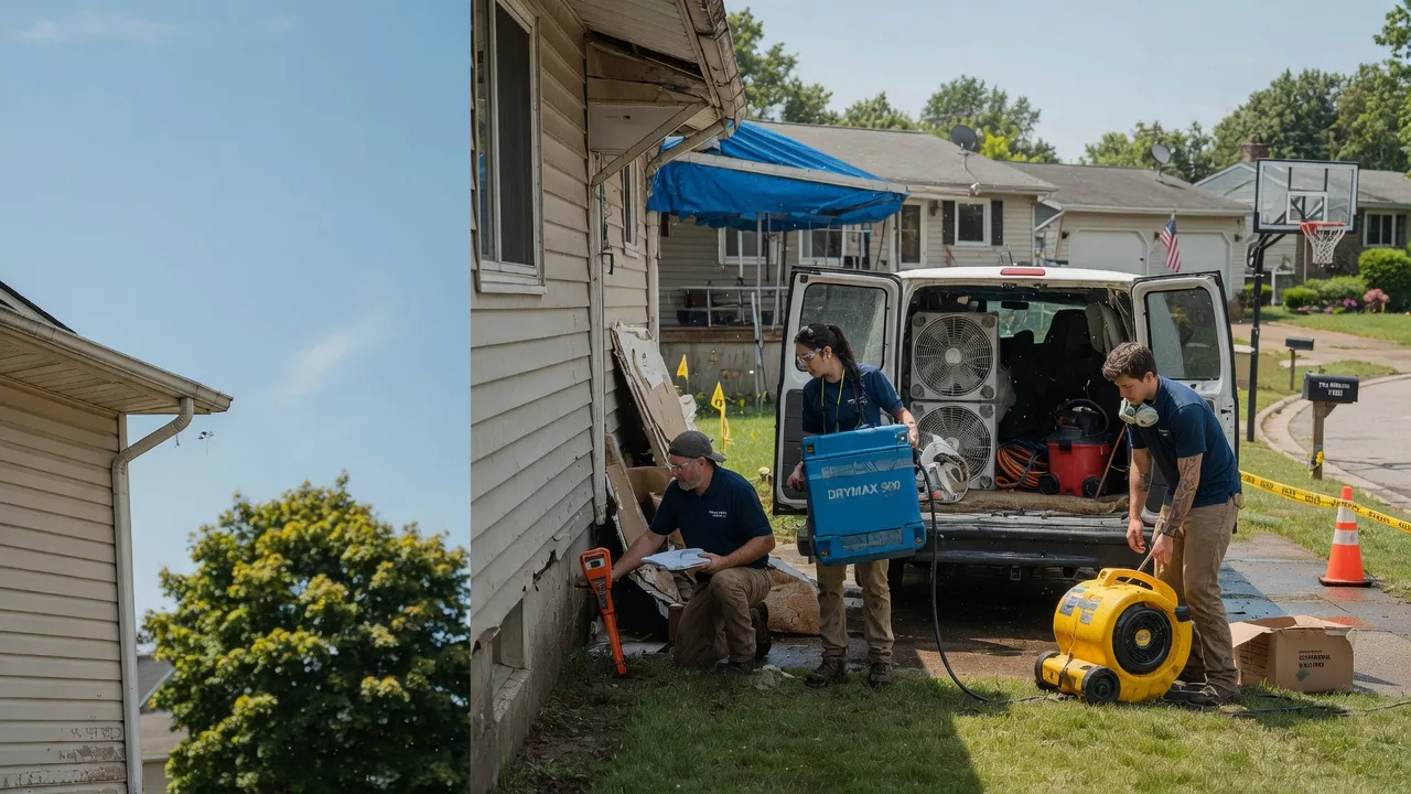 Ceiling Leak Cleanup in South Branch, MI near me