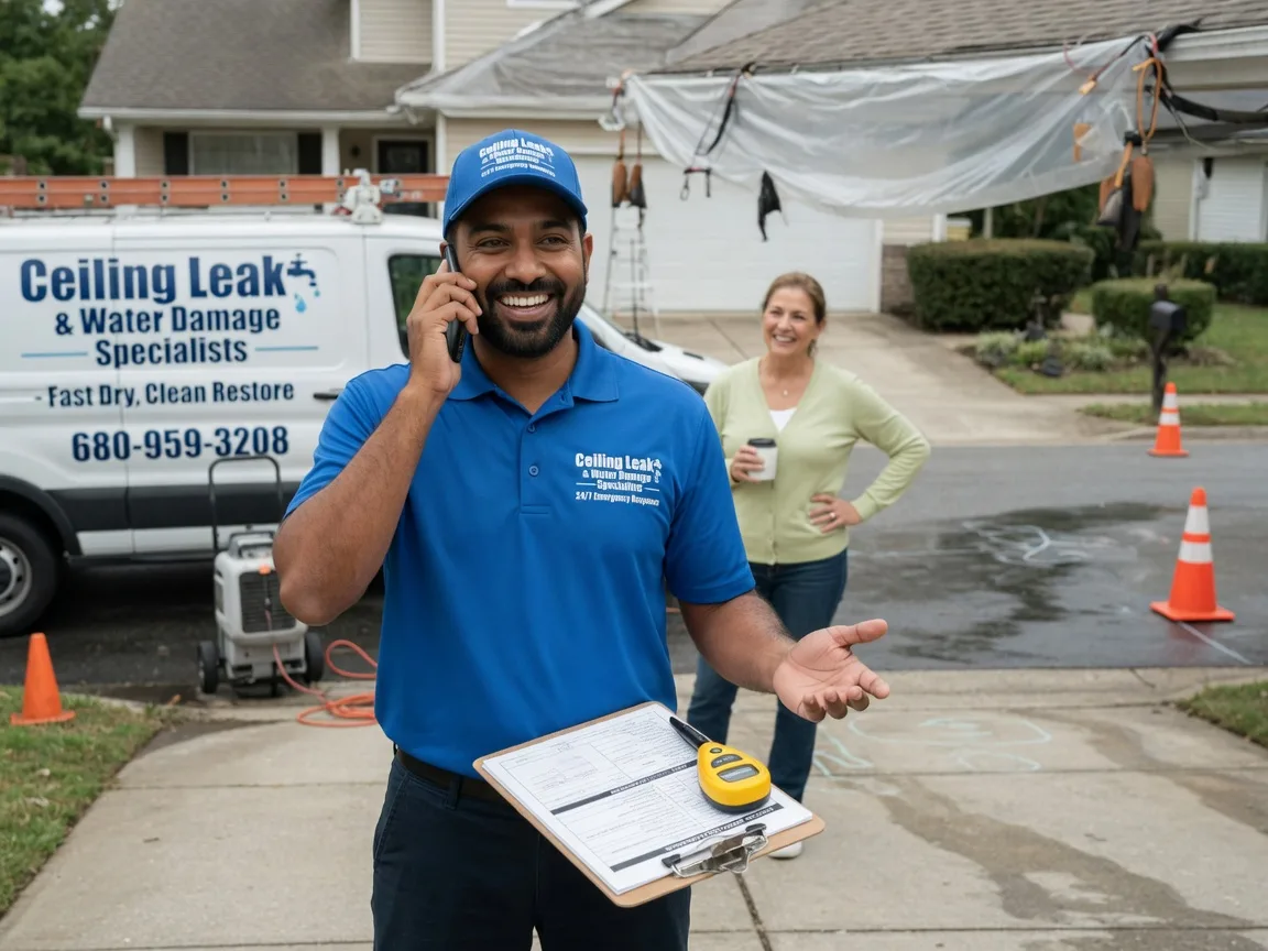 Ceiling Leak Cleanup South Branch, MI FAQs